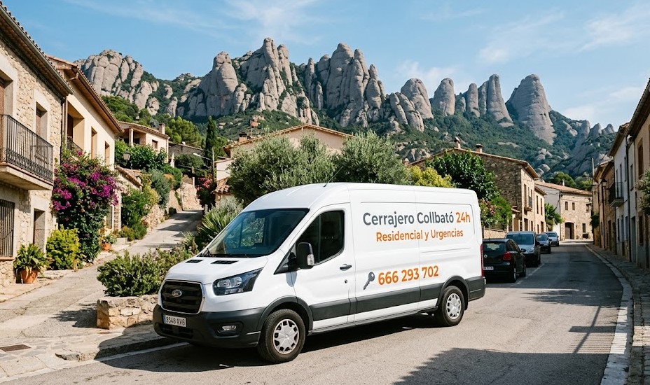 Furgoneta Cerrajero Collbató Montserrat Barcelona